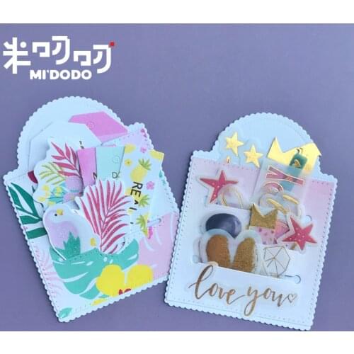 Window Pocket Metal Cutting Dies 2020 For Scrapbooking DIY Paper/photo Cards Midodo New Design Dies