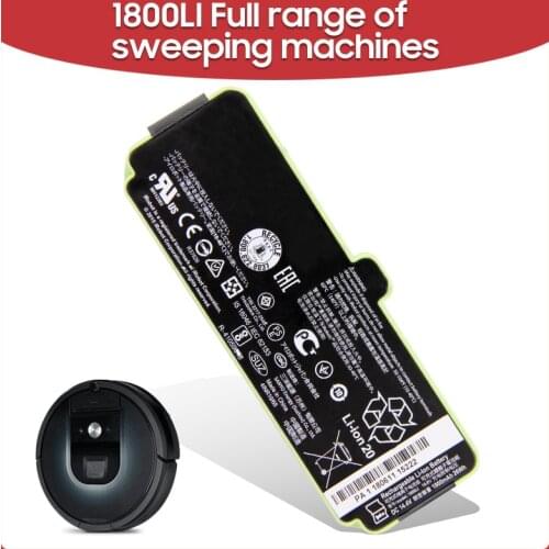 Original Replacement Battery 1800LI For iRobot Roomba 595 690 780 805 860 880 980 960 1800mAh Sweeper Replacement Battery