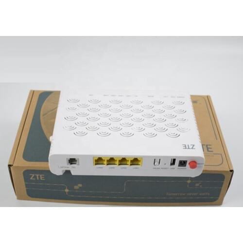 Original New ZTE F460 6.0 EPON ONU/ONT With 1GE+3FE +1PORT VIOP sip phone ports , SC UPC interface English version