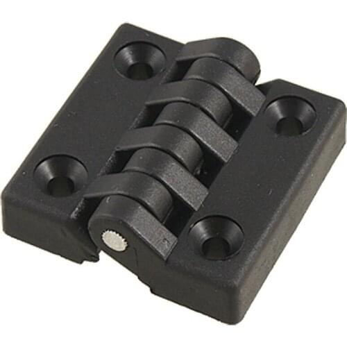 Hinge for barrier, ball bearing, plastic, robust, 40 x 40 mm