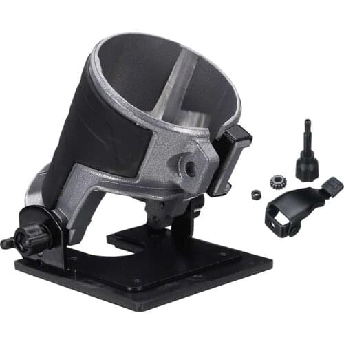 Adjustable Balance Trimmer Base Shield Wood Work Shank Trim Router Edge Molding Metal + Plastic Power Tool Parts 8.9x8.9cm