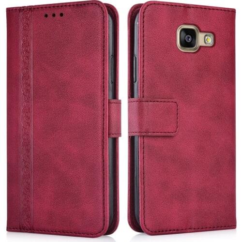 Luxury Flip Wallet Leather Case for Samsung Galaxy A5 2016 A510 A510F SM-A510F Magnetic Book Protect phone back Cover