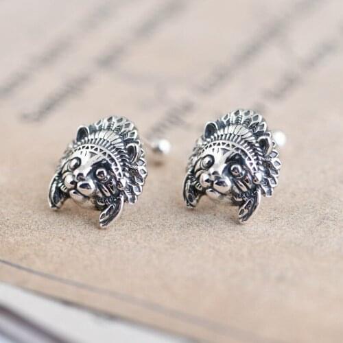 Earrings for Women Vintage Silver Stud Earrings Fashion Jewelry One Pair Gifts for Party Wholesale Price Brand Design Jewelry