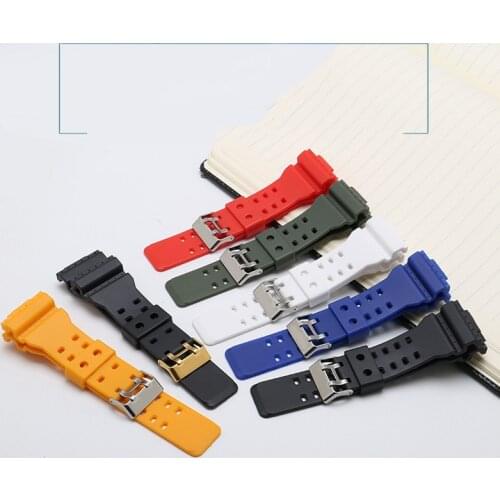 Replacement Strap For Casio G-SHOCK GA GD 110 120 Forsted Camouflage Resin Silicone Watchband Males Waterproof Sport Bracelet