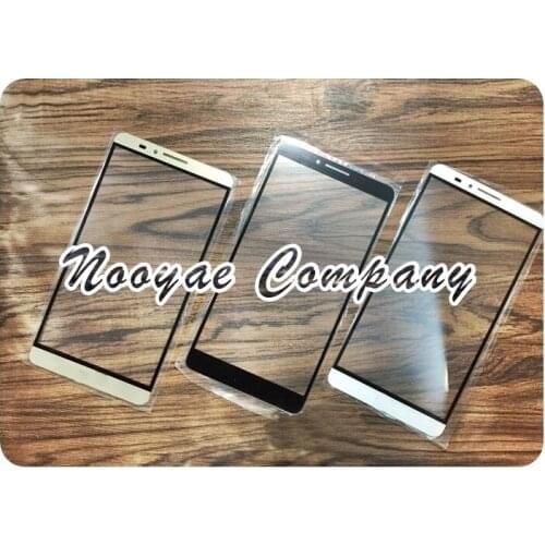 Black/white/Golden Mate 7 Glass Lens pantalla for Huawei Mate 7 Glass Screen (not digitizer lcd display ) ; 5pcs/lot