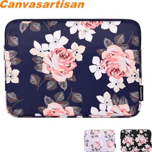 Brand Laptop Bag 11,12",13",14",15,15.6",13.3 inch, Peony Lady Bag Sleeve Case For Macbook Air M1 Pro Compute,Drop Ship CA52