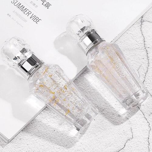 Gold foil moisturizing makeup lotion moisturizing concealer shrinking pores fixing makeup transparent cream make up