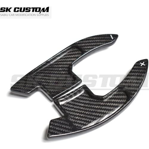 DSG paddle extensions Real Carbon Fiber Paddle Shift for Mustang 2015-2019 Steering wheel shift paddle shift switch for Ford