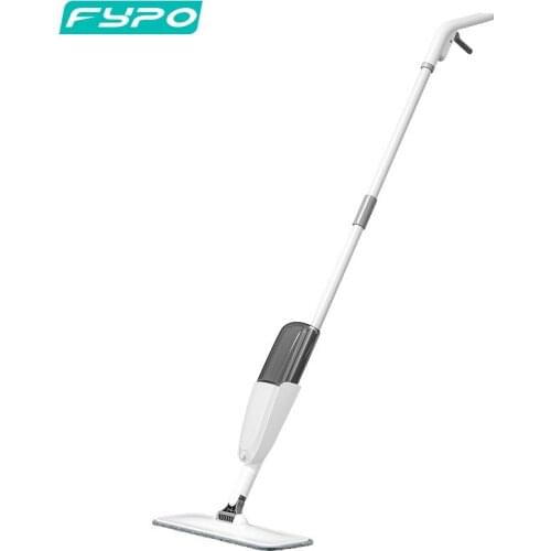 Fypo Magic Spray Mop with Reusable Microfiber Pads 360 Degree Handle Home Windows for Kitchen Wood Ceramic Tiles Floor Cleaning