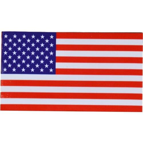 High Quality The United States American Flag Red Lines Stripe Sticker Accessories Decorative