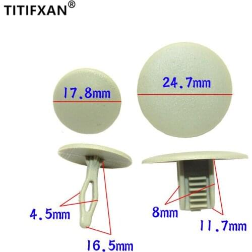 10PCS Car roof cloth Interior panel lined cover fixed plastic fastener clip for Santana