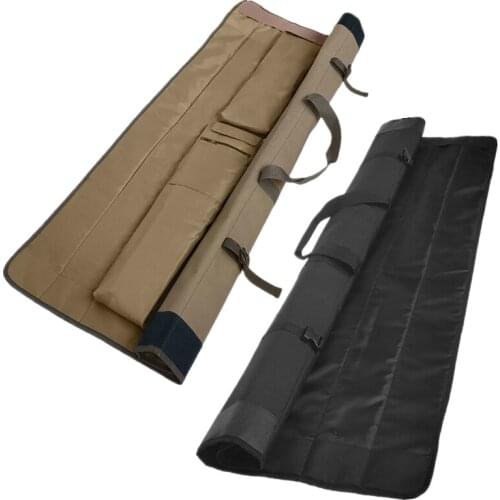 1.3m Portable Folding Fishing Rod Bag Oxford cloth Fishing Gear Storage Bag Fishing Rod Storage Bag