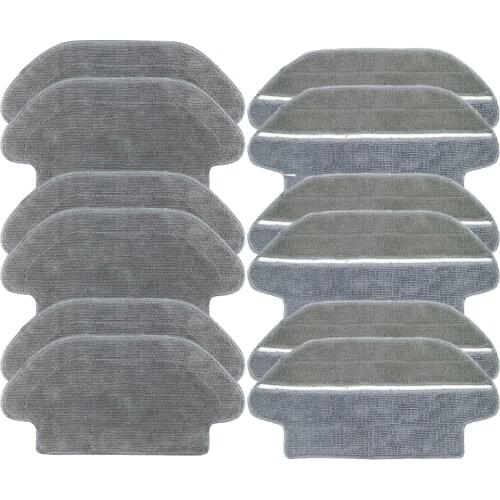 New 10pcs/10pcs mop inserts for Viomi V2 V-RVCLM21B mijia STYJ02YM series robot vacuum cleaner accessories fabric mop insert kit