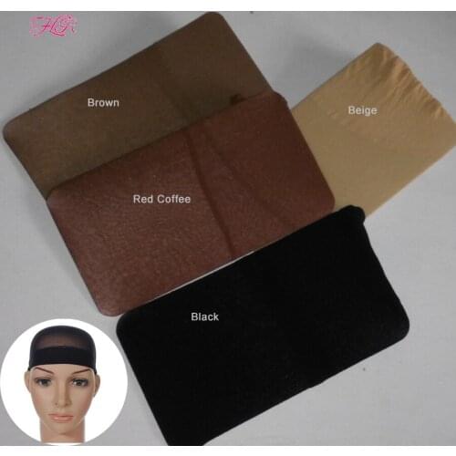 120 Units Hairnet Socking Wig Cap Stretch Mesh for Wig Wearers Hair Accessories 4 Color Options