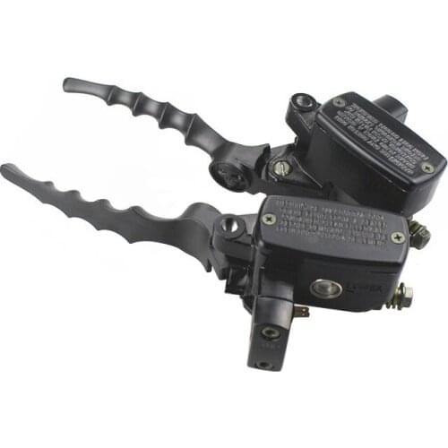 2x Black Aluminum Motorcycle 7/8'' 22mm Brake Master Cylinder Lever Pump Hydraulic For Harley Honda Yamaha Suzuki Kawasaki