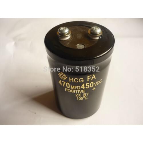 450V 470MFD HCG FA Capacitance OD50mm*L80mm for Sodick SSG Low Speed Wire EDM Machine Electrical Parts