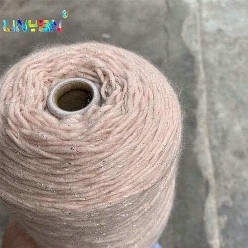 500g Crochet Scarf Sweater Yarn Flash Silver Iceland yarn 15% Wool Thick Yarn crochet Acrylic Yarn For Knitting Knit threads t59