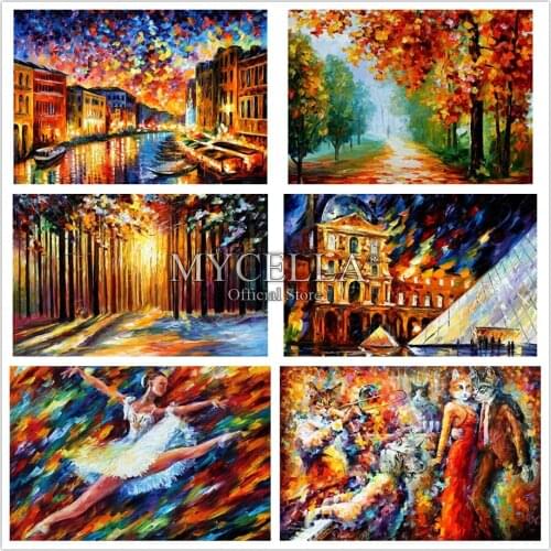 Diamond Embroidery Abstract Scenic 5D DIY Diamond Painting Cross Stitch Diamond Mosaic Home Decoration Needlework Crafts Gift