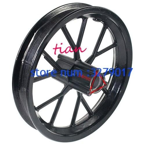 Free Shipping Good Reputation 222mm Front and Rear Tire Aluminium Alloy Wheel Rim Fit for 49cc Mini Moto Pocket Dirt Bike