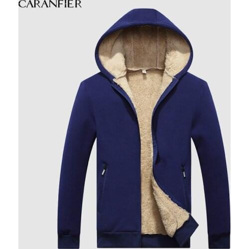CARANFIER Men's T-shirts With A Hood