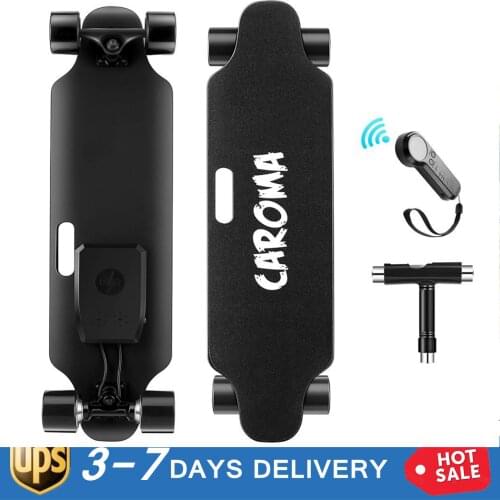 Electric Skateboard PU Wheel Hub Dual-Motor Four-wheeled Scooter Longboard Electric Skateboard with Remote Control