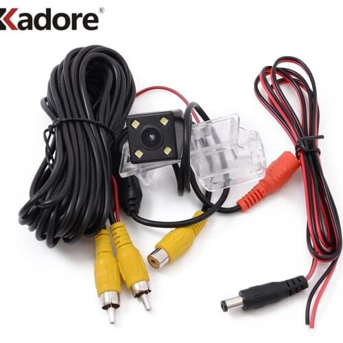 Car Rear View Camera For Ford Escape Kuga 2017 2018 2019 LED Rearview Reverse Backup HD Camera Parking Assistance Accessories