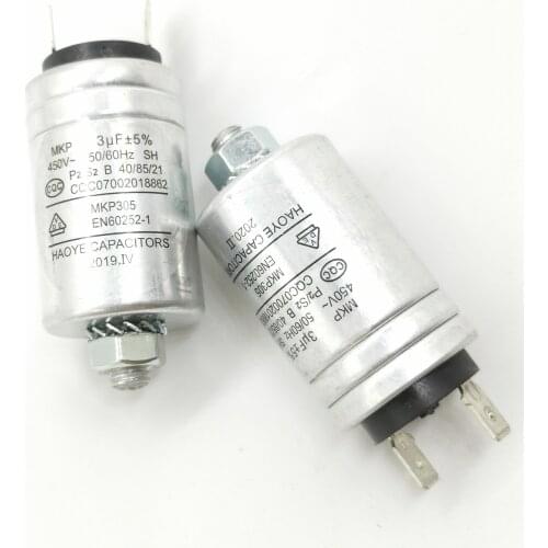 MKP 3UF 450VAC automatic dishwasher capacitor