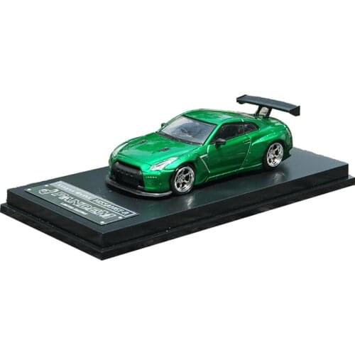 1/64 Alloy Casting Car Model Nissan GTR Ares R35 High-end Collection Holiday Gift Childrens Toy