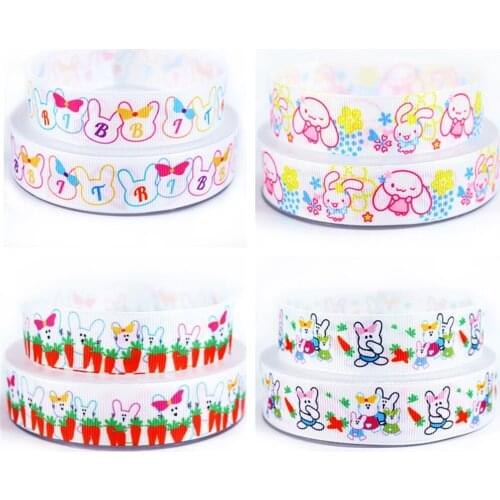 Manufacturers spot wholesale thermal transfer floral ribbon polyester handmade DIY clothing accessories can be customized
