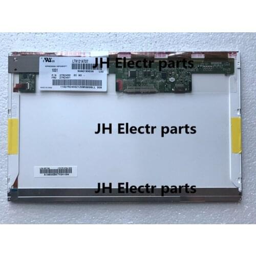 Original LTN121AT07 1280*800 100% Tested 12.1 Inch LCD DISPLAY Screen Panel For lenovo thinkpad IBM