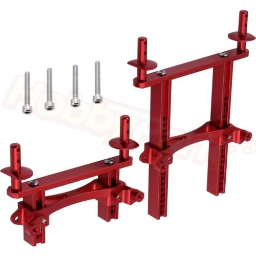 Front & Rear Aluminum Body Post Mounts Set for Traxxas Trx4 TRX-4 RC Crawler Truck Upgrade Option Parts