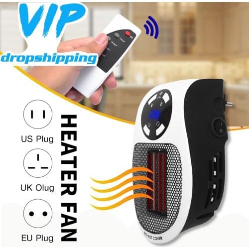 500W Portable Electric Heater Mini Fan Heater Desktop Household Wall Handy Heating Stove Radiator Warmer Machine for Winter 2021