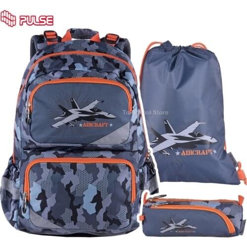 Ортопедические школьные рюкзаки для мальчиков ПУЛЬС China At AliExpress