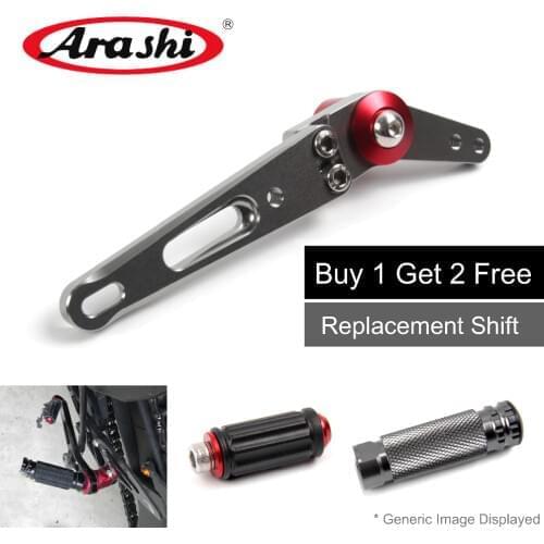 Arashi Adjustable Rearsets Replacement Shift Linkage Lever Gear Selector Motorcycle Footrest Spare Parts Foot Pegs 1PCS