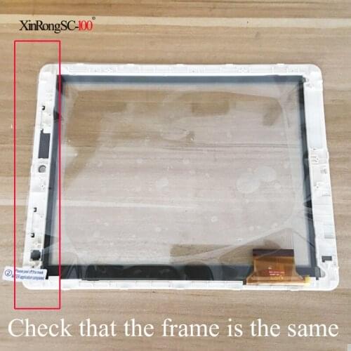9.7" Touch Screen Digitizer Touch Panel Glass with frame for Onda V972 Quad Core tablet DPT 300-L4318A-A00