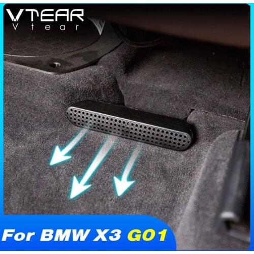 Vtear Seat Air Outlet Cover Interior Protection Accessories Car Styling Modification Decoration Parts For BMW X3 G01 2018-2021