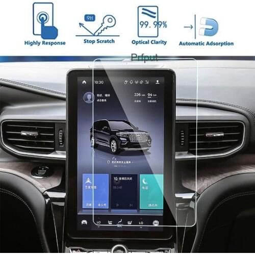 12.8inch for Ford Explorer 2020 2021 Tempered Glass Car Multimedia Radio Display Screen Protective Film Protective Sticker
