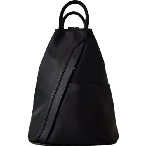 Woman`s leather italian backpack Bottega Carele BC705