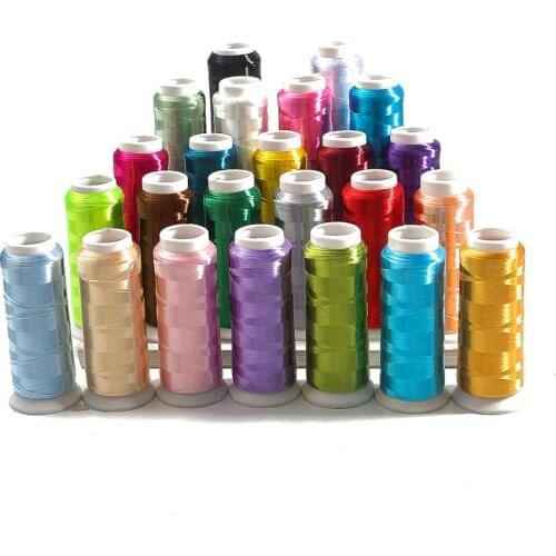1roll High-Light Multi Color 1600m Sewing Thread Polyester Thread Set Strong And Durable Sewing Threads For DIY Sewing Supplies