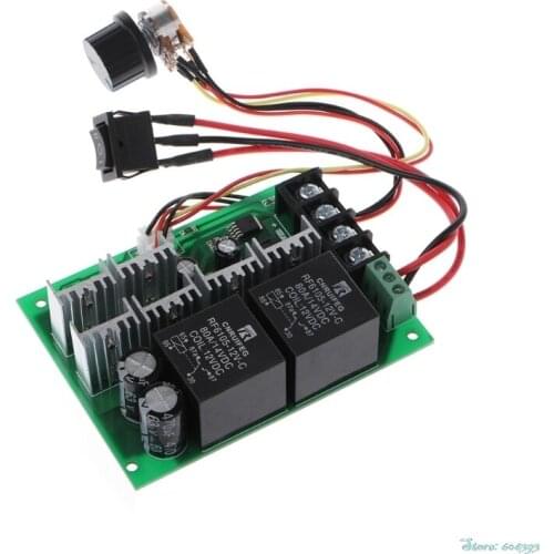 1PC DC 10-50V Motor Speed Controller Reversible PWM Control Forward Reverse Switch