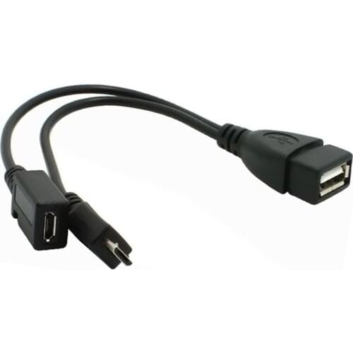 2 Pack Usb Port Terminal Adapter Otg Cable For Fire Converter Usb 3 Tv Port 2nd Gen Or Terminal Fire Stick V6H0