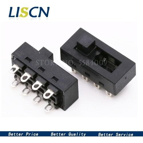 2pcs 12A 250V 3 Position 8 Pin Toggle Slide DIP Switch LQ-103H Hair Dryer Hot Cold Wind For JJ-15 Philips Flyco FH6218/20/21/31