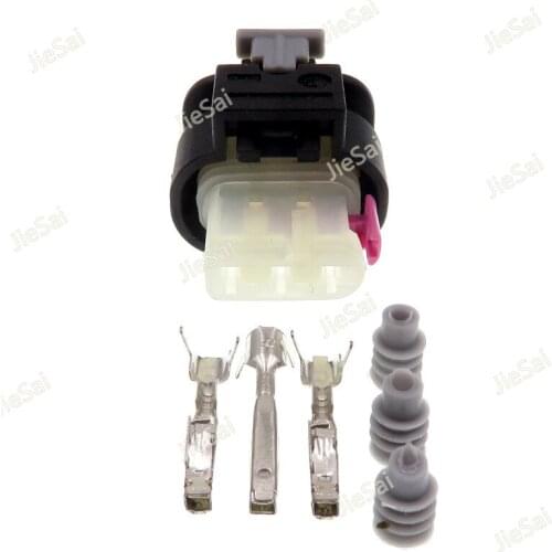 3 Pin 2-1718644-1 Car Waterproof Connector Electrical Plug For VW Audi