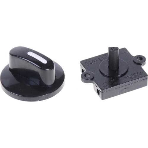 4 Position 3 Way Selector Rotary Switch For Fan 13A 120VAC With Knob Switch 31.5*31.5mm