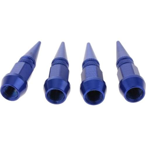 4 Pieces Aluminum Long Spike Wheel Tire Valve Stem Car Truck Air Caps Covers