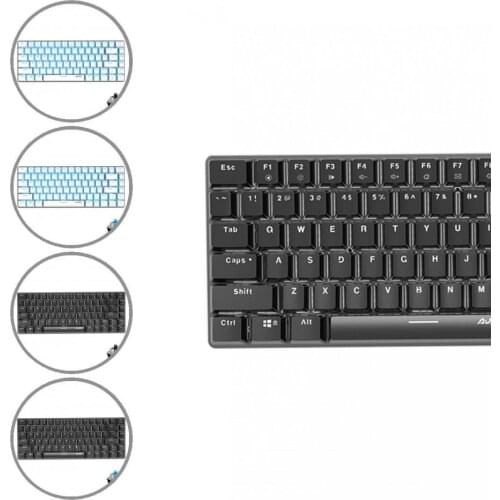 AJAZZ Reliable High Sensitivity Wired Mechanical Keyboard 2 Colors Optional Wired Keyboard High Sensitivity for PC