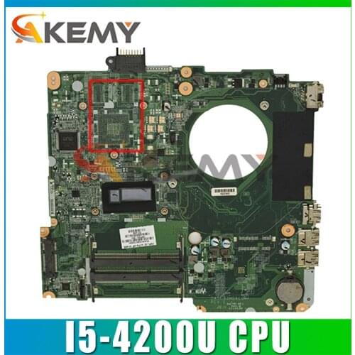 AKemy Laptop motherboard For HP Pavilion 15-N I5-4200U 732086-001 732086-501 Mainboard DA0U83MB6E0 DDR3