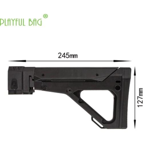 Outdoor activities CS New General Toy Soft Bullet gun refitting parts No. 175 UBR Folding Telescopic Tailstock [3D Printing]KJ10