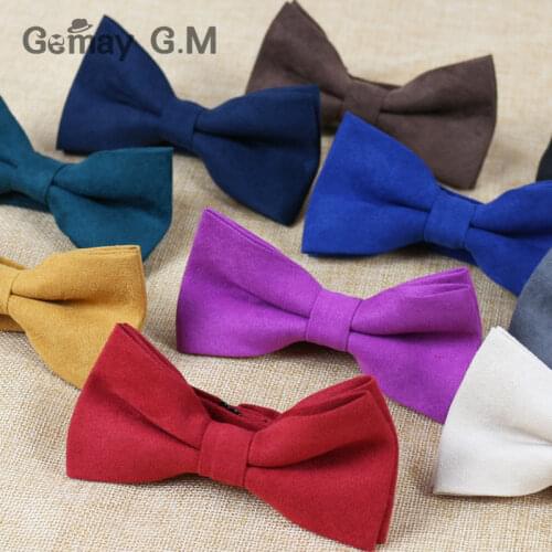 Fashion Mens Bowtie for Party Business Casual Adjustable Adult Bow ties Adjustable Solid Bowties for Men Suits Classic Tie