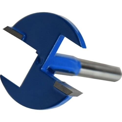 Hot 6mm 1/4 inch Shank Tongue Groove Joint Assembly Router Bit Set Wood Cutting Tool Straight Edge T-slot Milling Cutter